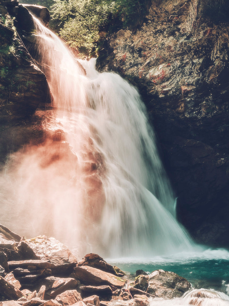 Champéry Waterfall, Switzerland