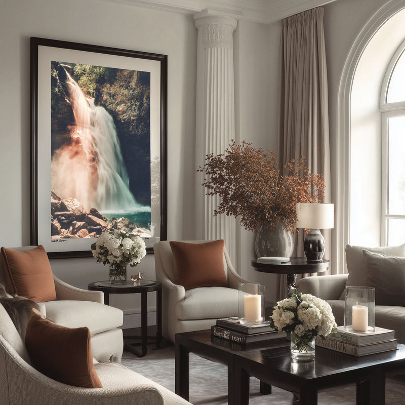 Champéry Waterfall, Switzerland