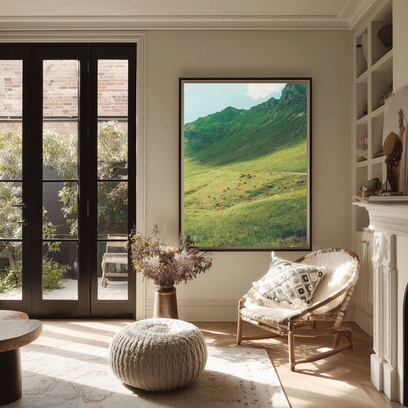 Grazing Cows II, Champéry, Switzerland