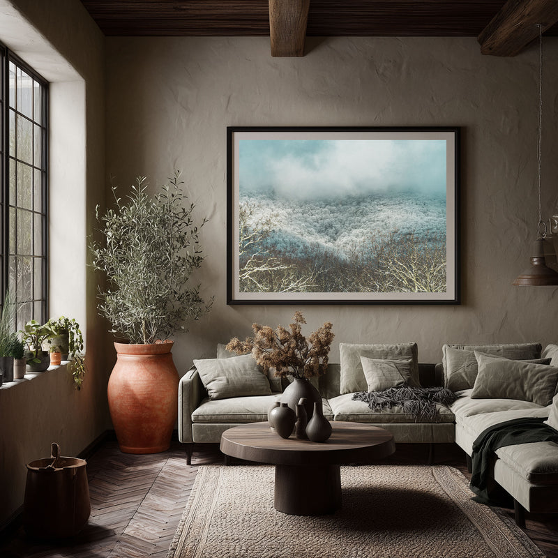 Snowy Treetops, Catskill Mountains