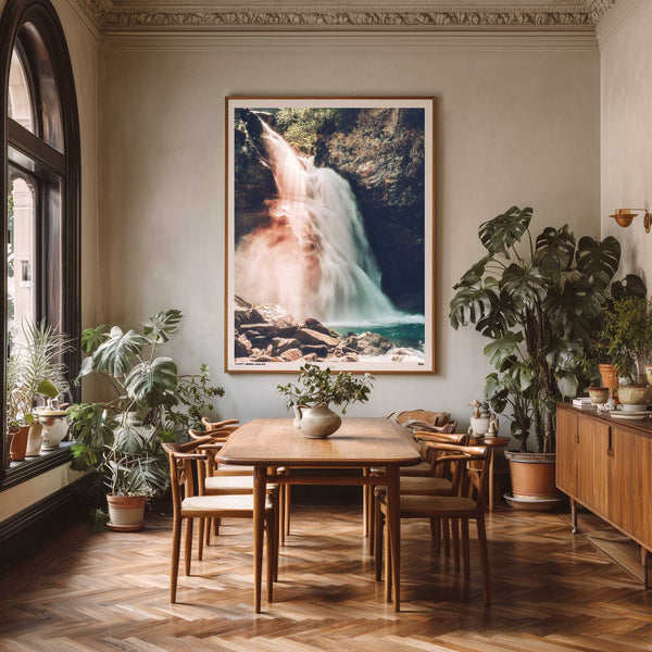 Champéry Waterfall, Switzerland