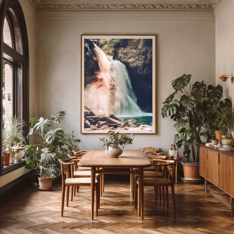 Champéry Waterfall, Switzerland